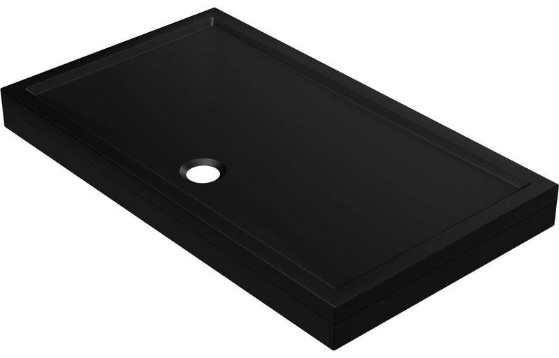 AquaLuxe Tray Riser Set for 40mm Low Profile Rectangular (1400-1700mm) - Matt Black