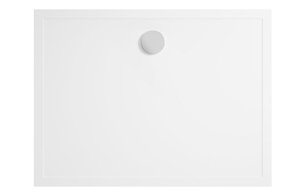 AquaLuxe 28mm Anti-Slip Ultra-Slim 1000x800mm Rectangular Tray & Waste