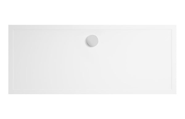 AquaLuxe 28mm Anti-Slip Ultra-Slim 1700x700mm Rectangular Tray & Waste