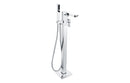 Harmony Stark Floor Standing Bath/Shower Mixer - Chrome