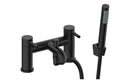 Harmony Ella Bath/Shower Mixer & Bracket - Matt Black