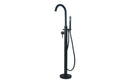 Harmony Ella Floor Standing Bath/Shower Mixer - Matt Black