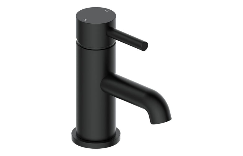 Harmony Ella Basin Mixer & Waste - Matt Black