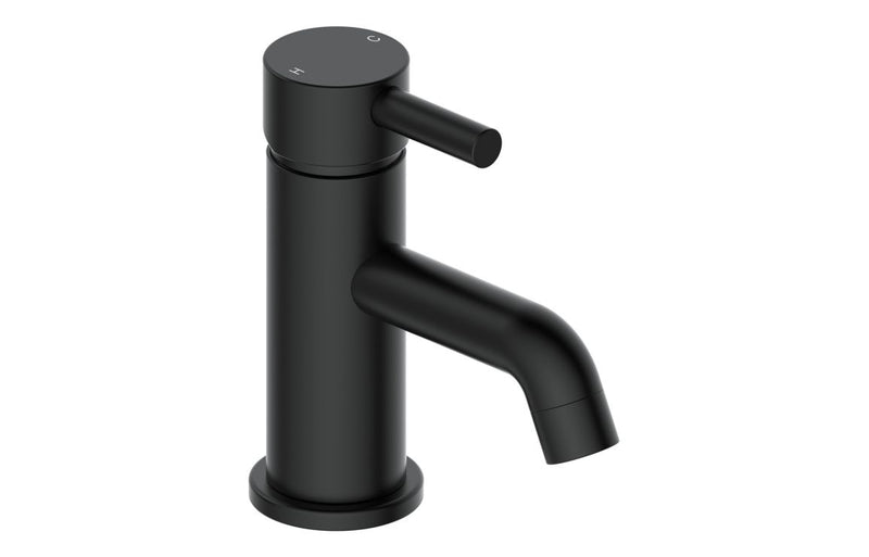 Harmony Ella Cloakroom Basin Mixer & Waste - Matt Black