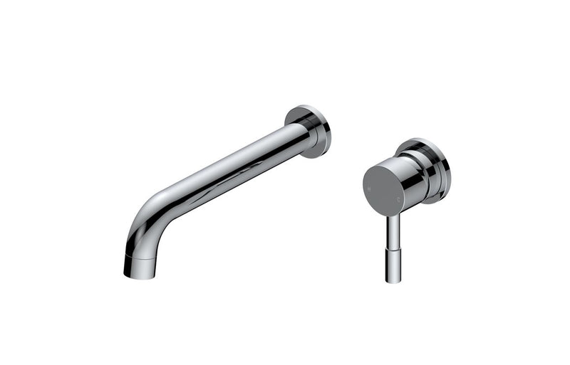 Harmony Ella 220mm Wall Mounted Basin Mixer - Chrome