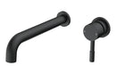 Harmony Ella 220mm Wall Mounted Basin Mixer - Matt Black