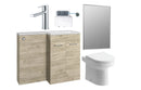 Harmony Ankara 1000mm Furniture & BTW WC Pack - Oak (RH)