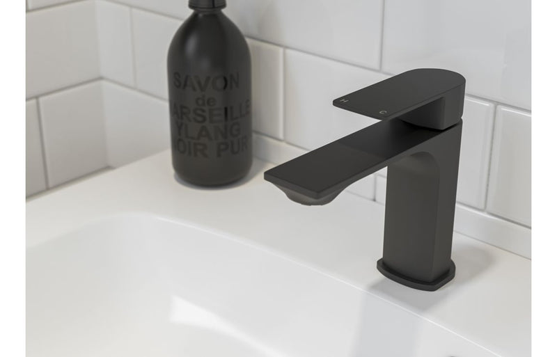 Kolton Basin Mixer and Waste - Matt Black