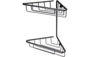 Cuba 2-Tier Corner Shower Caddy - Black