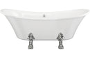 Lynton Free Standing 1760x710x775mm 0TH Bath with Feet