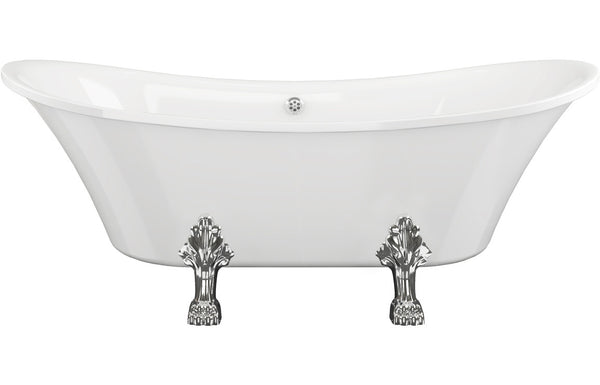 Lynton Free Standing 1760x710x775mm 0TH Bath with Feet