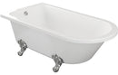 Vania Free Standing 1500x750x650mm 2TH Corner Bath with Feet