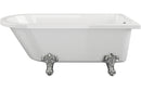 Vania Free Standing 1700x750x650mm 2TH Corner Bath with Feet
