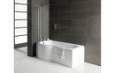 Clwyd 1700x850x410mm 0TH Shower Bath