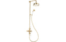 Nova Thermostatic Shower Kit - Brushed Brass