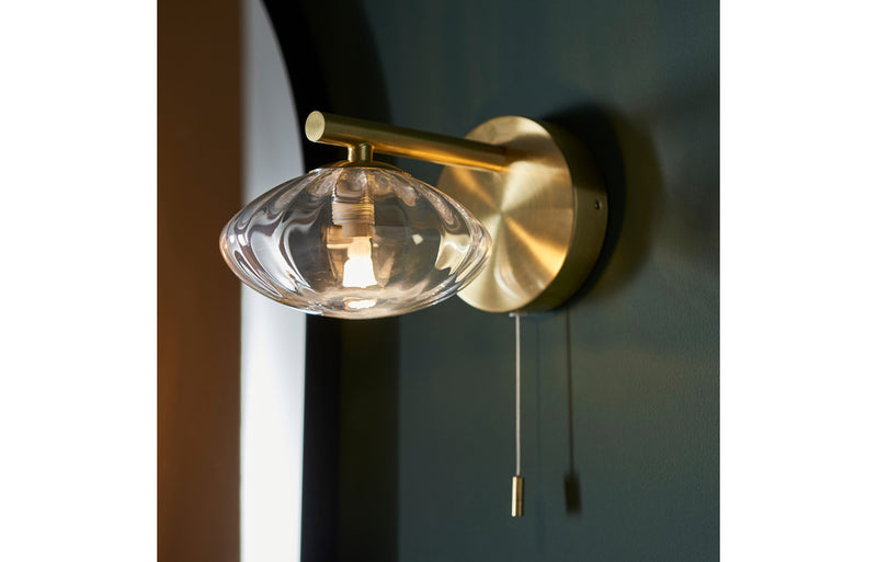 Europa Wall Light - Brushed Brass