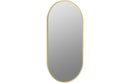 Cansu 800x400mm Oblong Mirror - Brushed Brass