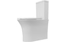 Kensington Rimless Close Coupled Fully Shrouded WC and Soft Close Seat