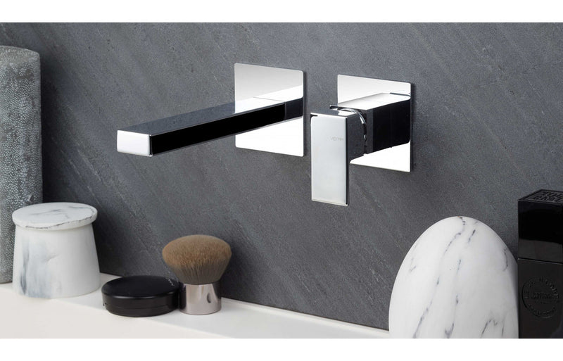 Vema Lys Wall Mounted Basin Mixer - Chrome