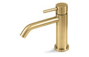 Vema Tiber Basin Mixer - Brushed Brass
