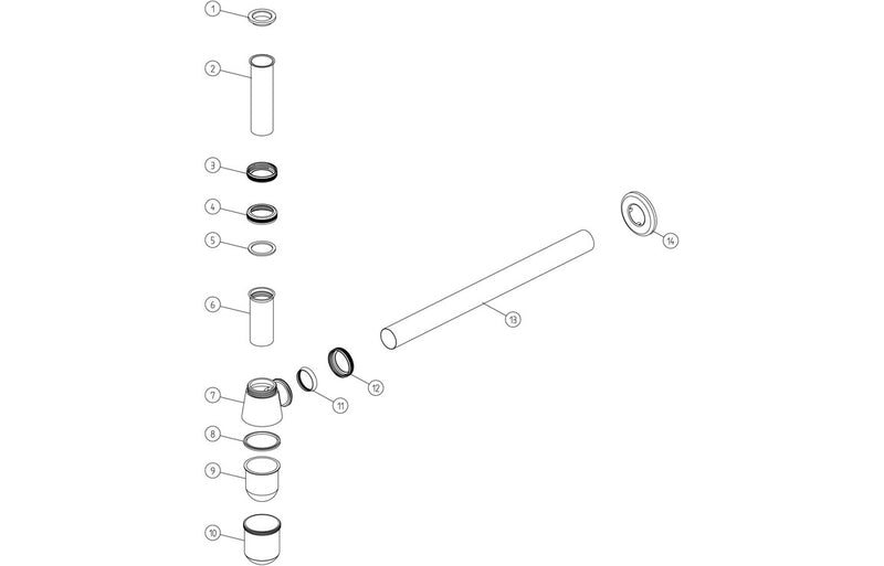 Swan Bottle Trap - Silver