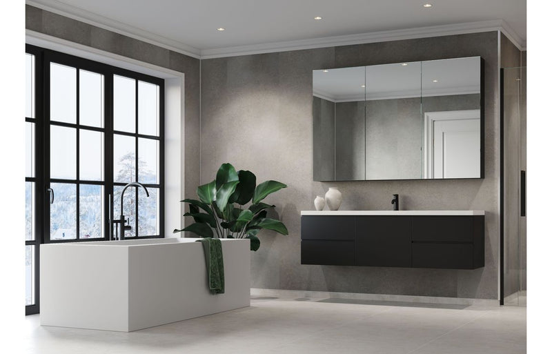 Fibo Signature - Grey Concrete (Plain Panel) - Single