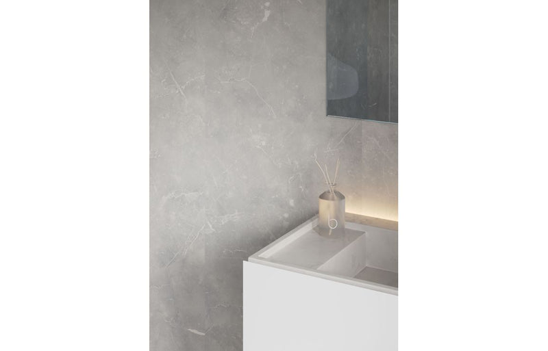 Fibo Marble - Grey Marble (Plain Marble) - Single