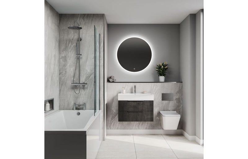 Fibo Scandinavian - Grey Stone (Tile Effect) - Single