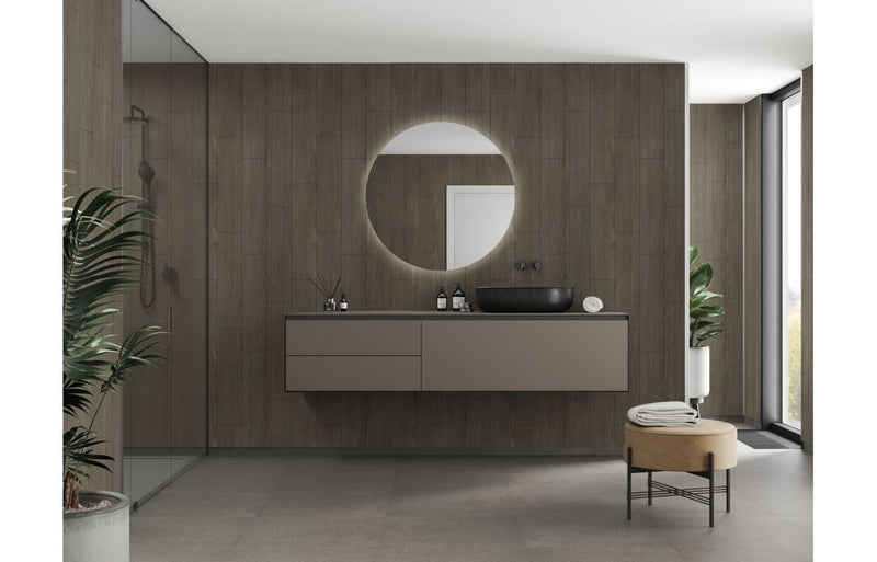 Fibo Scandinavian - Dark Wood (Vertical Plank) - Single