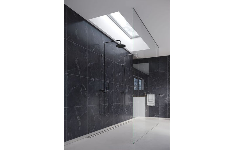 Fibo Marble - Black Marble (Tile Effect) - Single