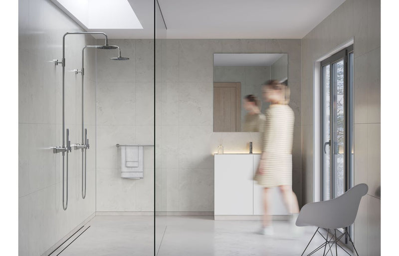 Fibo Marble - White Marble (Tile Effect) - Single