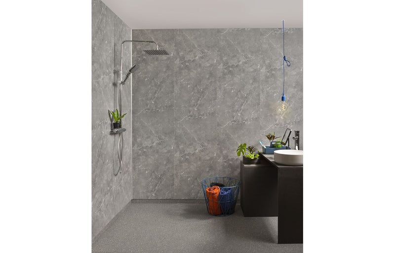 Fibo Marble - Grey Marble (Tile Effect) - Single