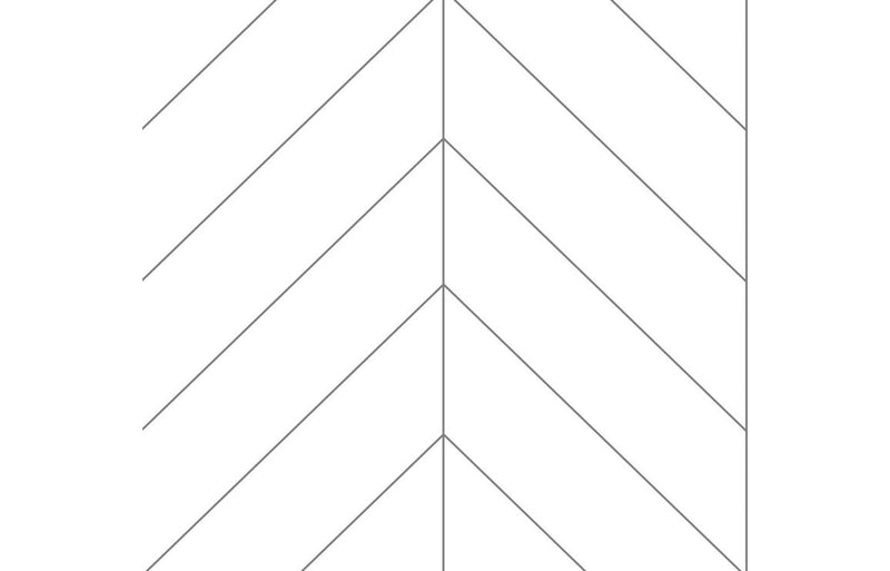 Fibo Urban - Denver White (Chevron) - Single