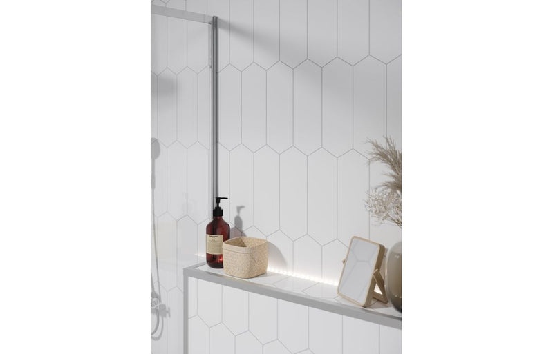 Fibo Urban - Denver White (Elongated Hexagonal) - Single