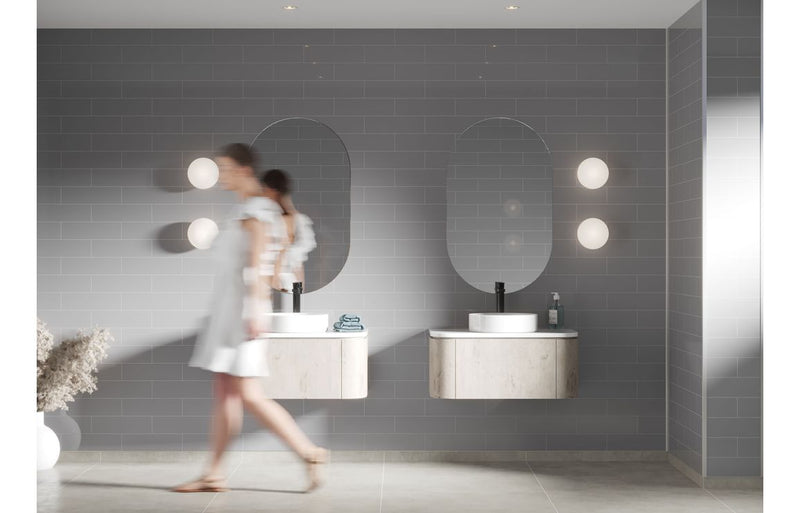 Fibo Urban - Medium Grey (Metro Brick) - Single