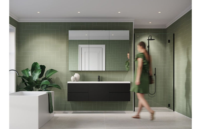 Fibo Urban - Olive Green (Straight Herringbone) - Single