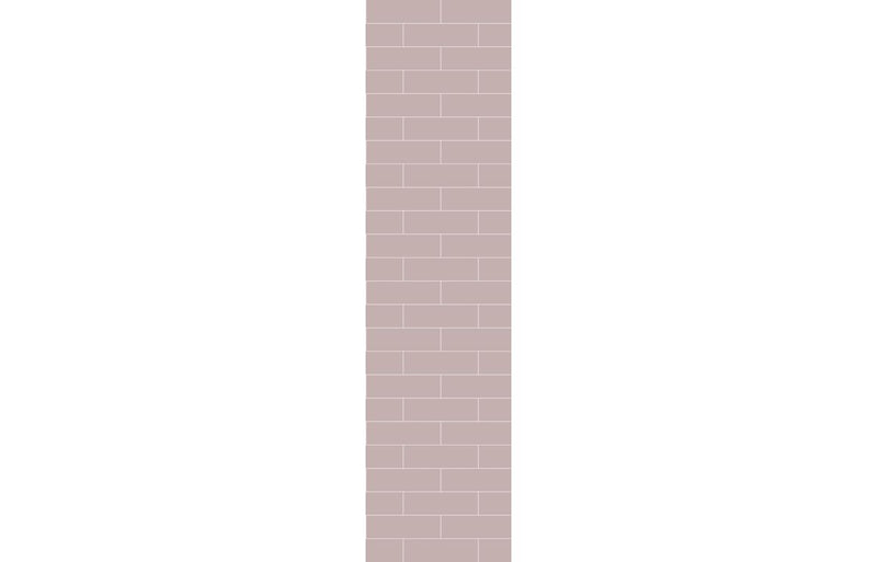 Fibo Urban - Dusky Pink (Metro Brick) - Single