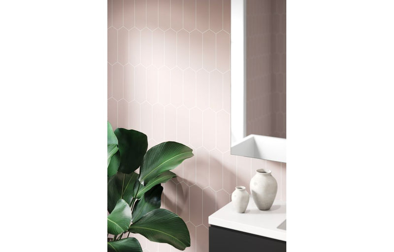 Fibo Urban - Dusky Pink (Elongated Hexagonal) - Single