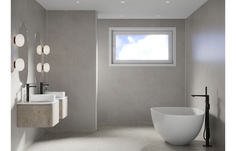 Fibo Timeless - Grey Sand (Plain Panel) - Pk/2