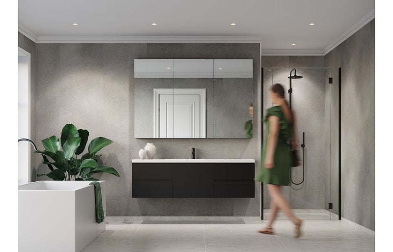 Fibo Signature - Grey Concrete (Plain Panel) - Pk/2