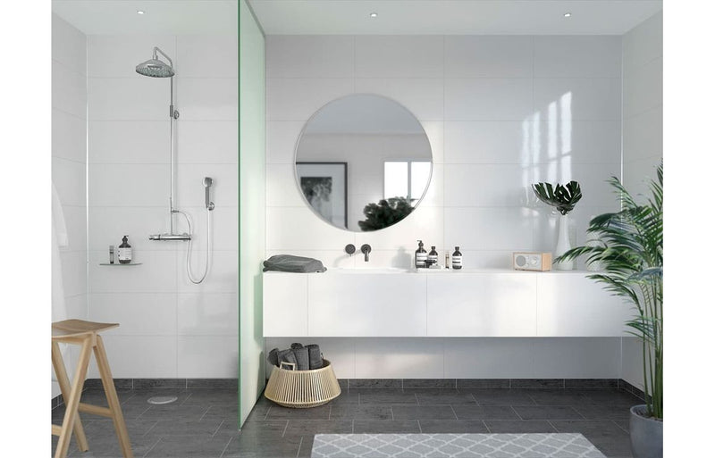Fibo Contemporary - Athen White (Tile Effect) - Pk/2
