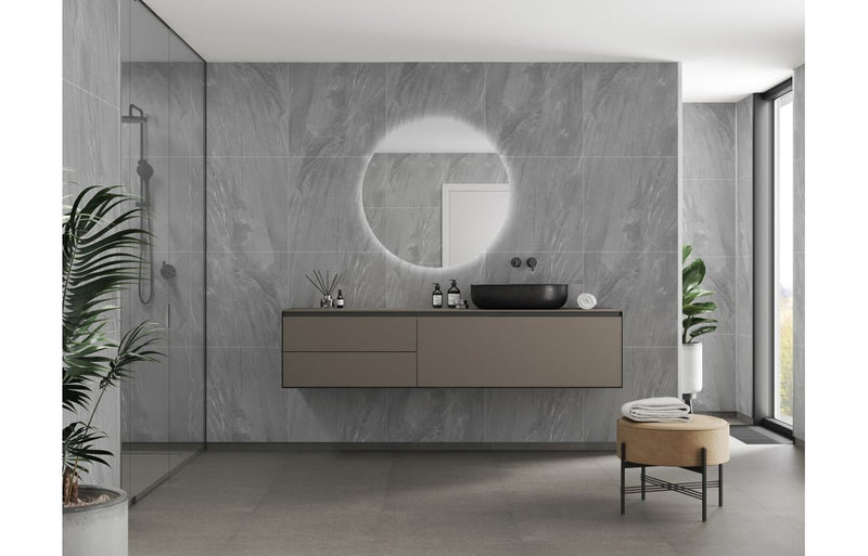 Fibo Scandinavian - Grey Stone (Tile Effect) - Pk/2