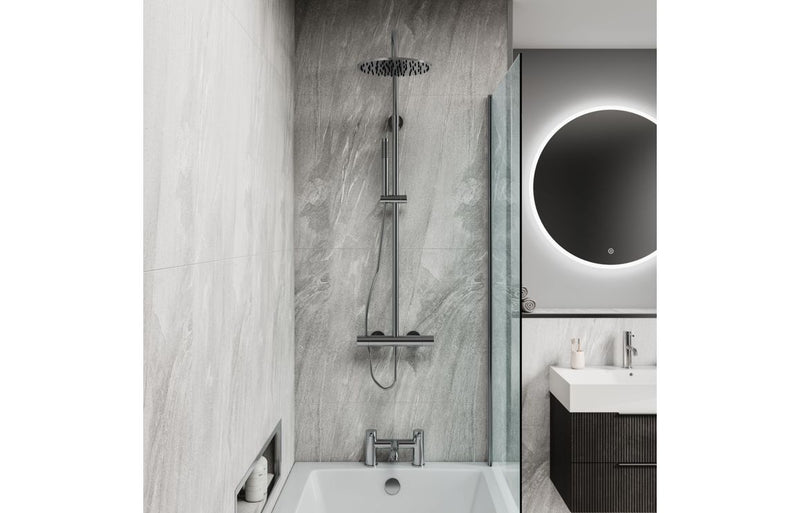 Fibo Scandinavian - Grey Stone (Tile Effect) - Pk/2