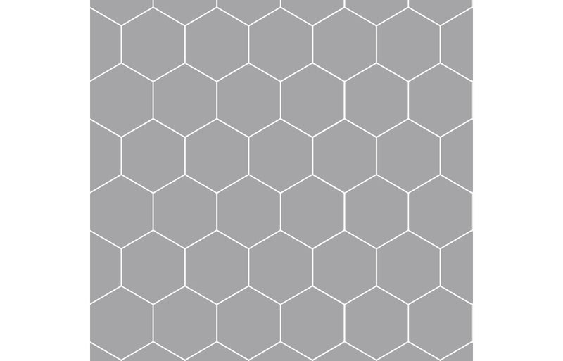 Fibo Urban - Medium Grey (Hexagonal) - Pk/2