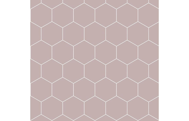 Fibo Urban - Dusky Pink (Hexagonal) - Pk/2