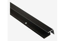 Fibo Black Square External Profile 2.4m