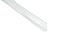 Fibo White PVC Large L-Shaped Profile 2.4m