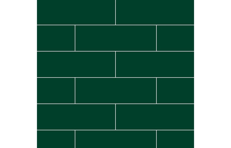 Fibo Urban - Bottle Green (Metro Brick) - Single