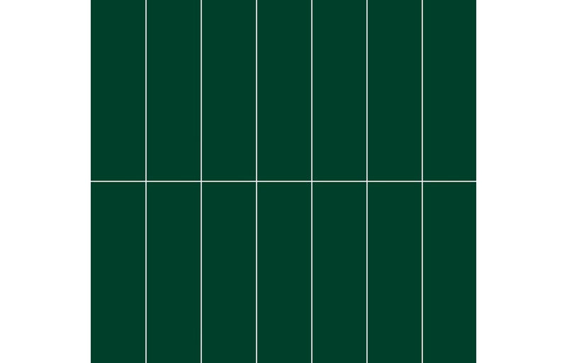 Fibo Urban - Bottle Green (Stacked Subway) - Single