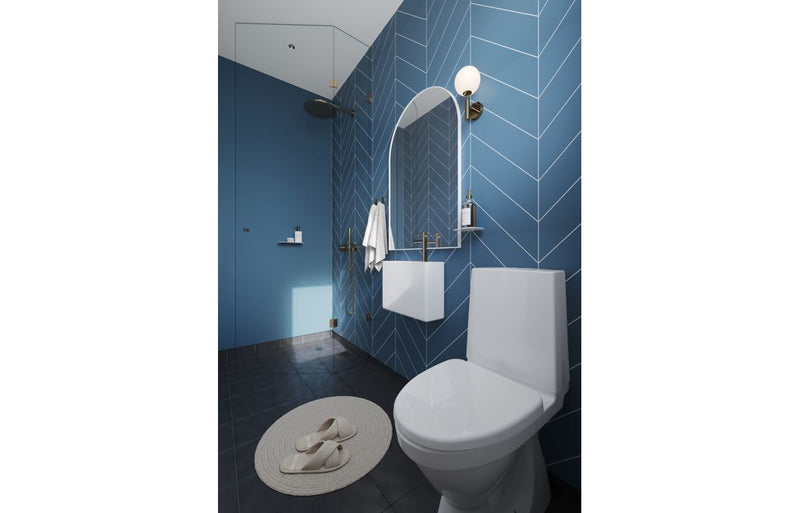 Fibo Urban - Dusty Blue (Chevron) - Pk/2